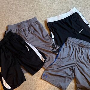 Nike and Under Armour Athletic Shorts Set XL